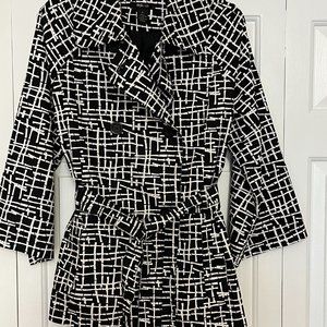 Jacket Style & Co Medium Black and White